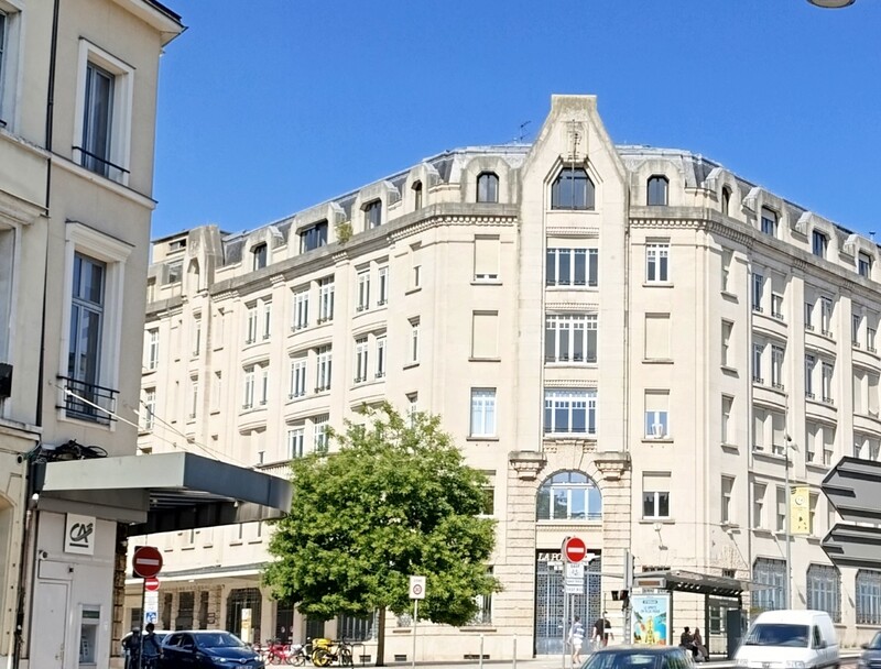 Crédit photo : cerema Immeuble Art-déco du quartier gare, Rouen